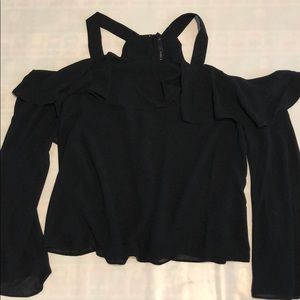 FASHION NOVA open shoulder black top